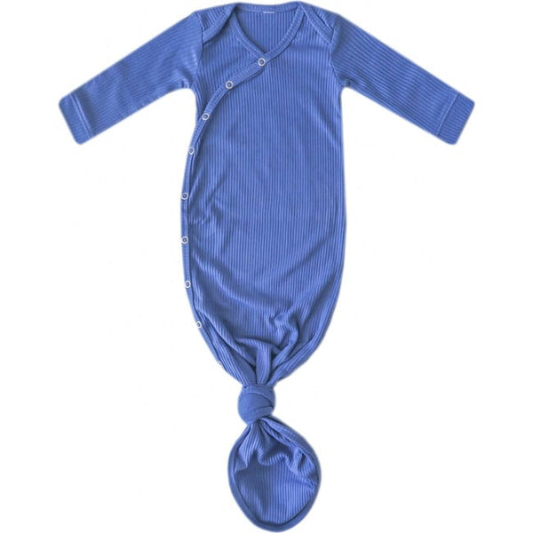 Copper Pearl Knotted Gown (Indigo Rib)