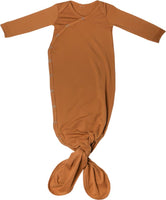 Copper Pearl Knotted Gown (Camel)