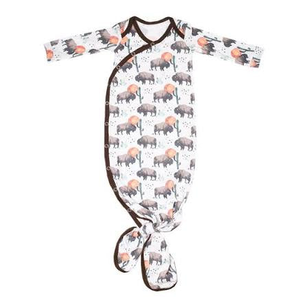 Copper Pearl Knotted Gown (Bison)
