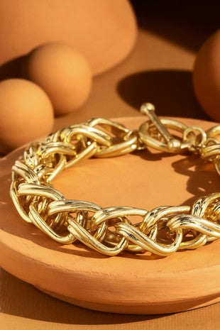 Chunky Gold Bracelet