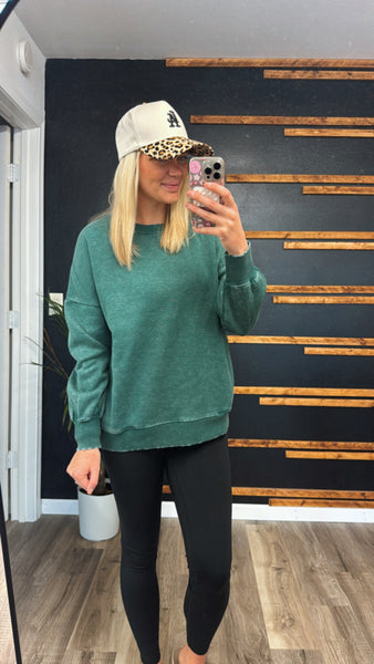 Charlie Soft Crew (Dk Green)