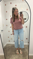 Basic Girl Tee (Rose)