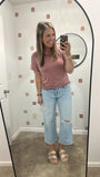 Basic Girl Tee (Rose)