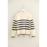 Striped Casual Crew Neck Soft Sweater