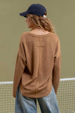 Notch Camel Top