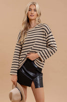 Striped Detail Top