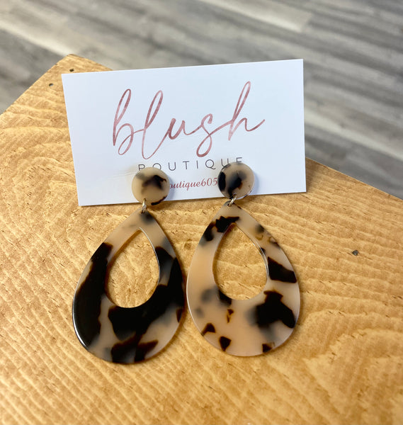 Spotted Dangle Earrings