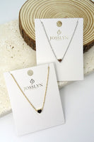 Heart Necklace (Silver & Gold)