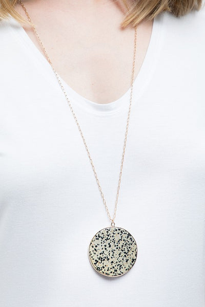 Precious Stone Necklace (Dalmatian)