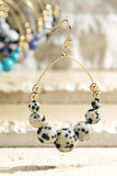 Beaded Dangle Dalmation Hoop