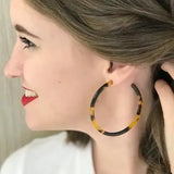 Tortoise Hoops (Brown)