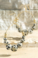 Beaded Dangle Dalmation Hoop