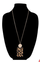 Leather Animal Necklace (ivory)