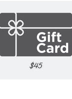 Gift card $45